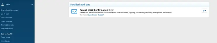 Add-ons Luka Codes XenForo - Admin control panel.webp